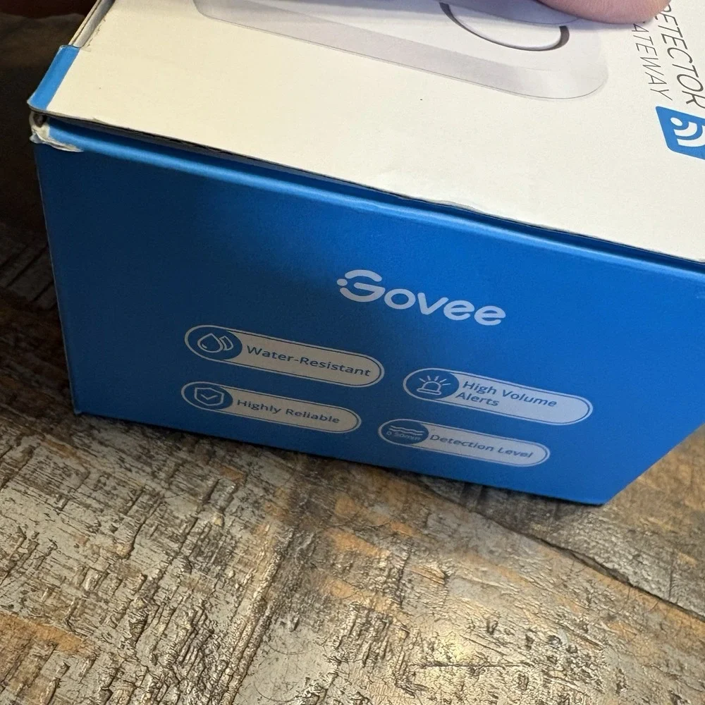 Govee WiFi Water Leak Detector 3 Pack Alarm & Gateway H5054 New